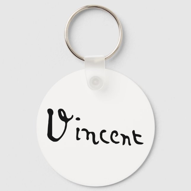 Vincent Van Gogh Signature Key Ring (Front)
