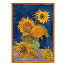 Vincent Van Gogh Six Sunflowers Photo Enlargement