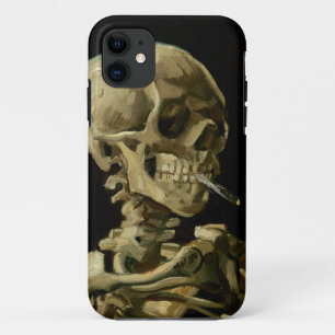 Vincent Van Gogh Skeleton with a Burning Cigarette Case-Mate iPhone Case