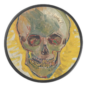 Vincent van Gogh - Skull 1887 #2 Hockey Puck