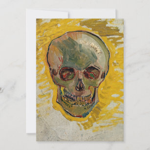 Vincent van Gogh - Skull 1887 #2 Invitation