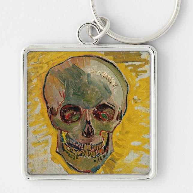 Vincent van Gogh - Skull 1887 #2 Key Ring (Front)