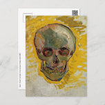 Vincent van Gogh - Skull 1887 #2 Postcard<br><div class="desc">Skull - Vincent van Gogh,  Oil on canvas on triplex board,  1887</div>