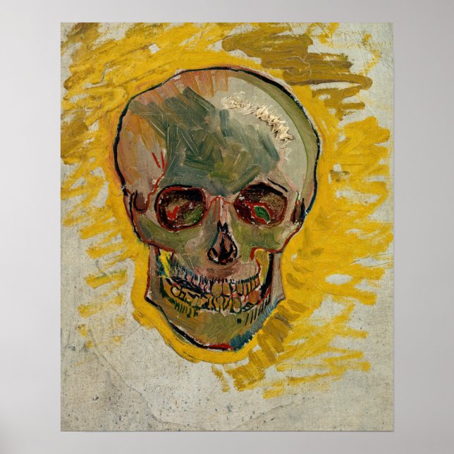 Vincent van Gogh - Skull 1887 #2 Poster (Front)
