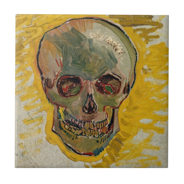 Vincent van Gogh - Skull 1887 #2 Tile (Front)