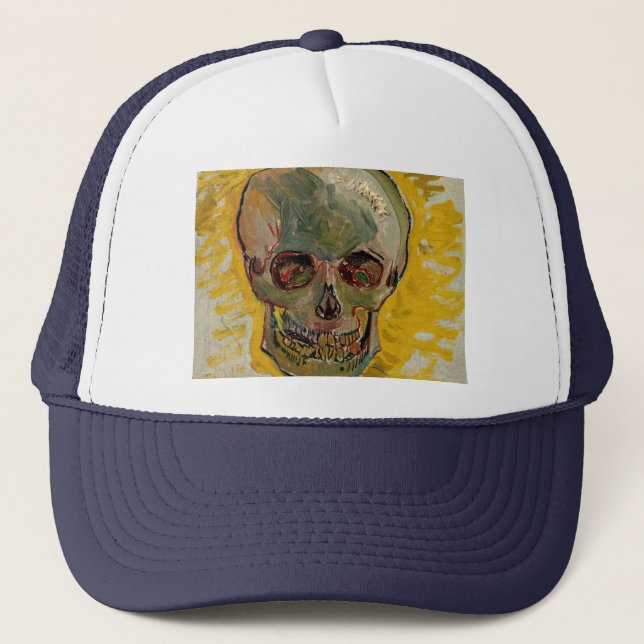 Vincent van Gogh - Skull 1887 #2 Trucker Hat (Front)