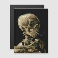 Vincent van Gogh - Skull  Magnetic Card