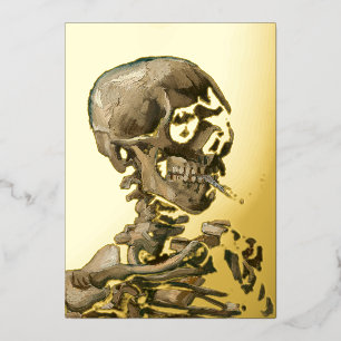Vincent van Gogh - Skull with Burning Cigarette