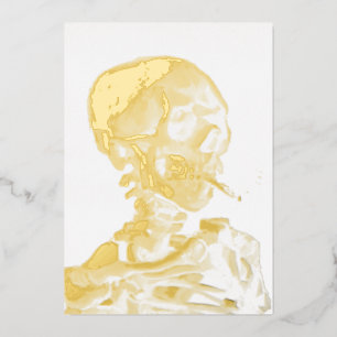 Vincent van Gogh - Skull with Burning Cigarette