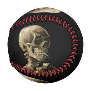 Vincent van Gogh - Skull with Burning Cigarette Baseball