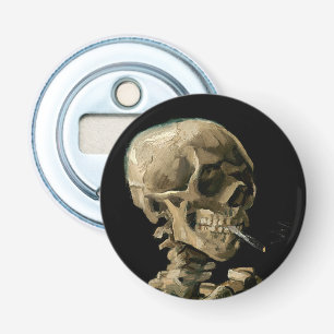 Vincent van Gogh - Skull with Burning Cigarette Bottle Opener