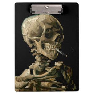Vincent van Gogh - Skull with Burning Cigarette Clipboard