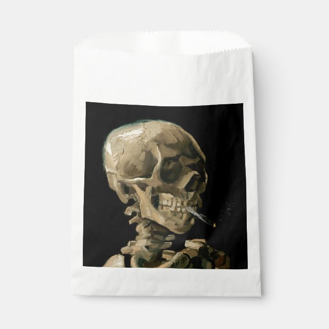 Vincent van Gogh - Skull with Burning Cigarette Favour Bags (Front)