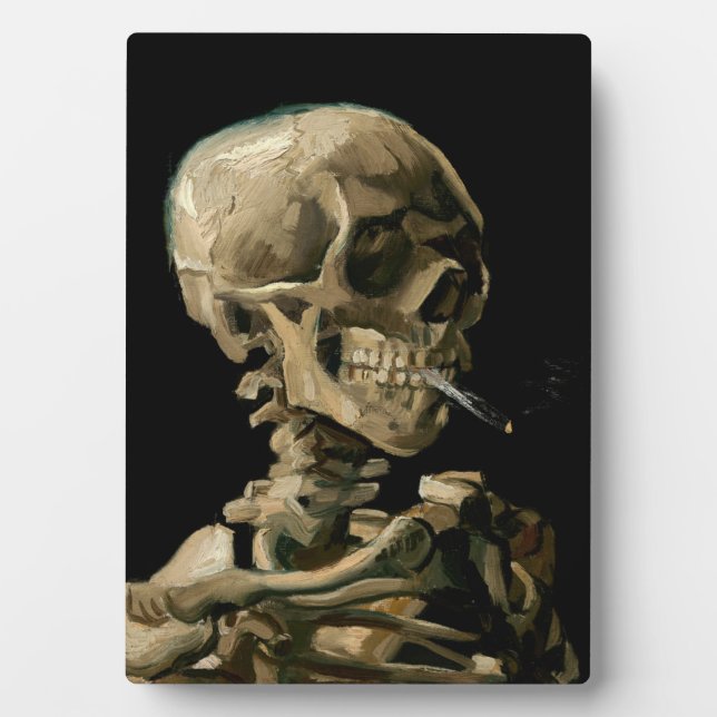 Vincent van Gogh - Skull with Burning Cigarette Plaque (Front)