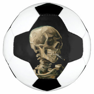 Vincent van Gogh - Skull with Burning Cigarette Soccer Ball