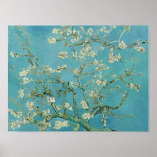 Vincent van Gogh, Sprig of Flowering Almond Poster