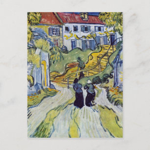 Vincent van Gogh - Stairway at Auvers Postcard