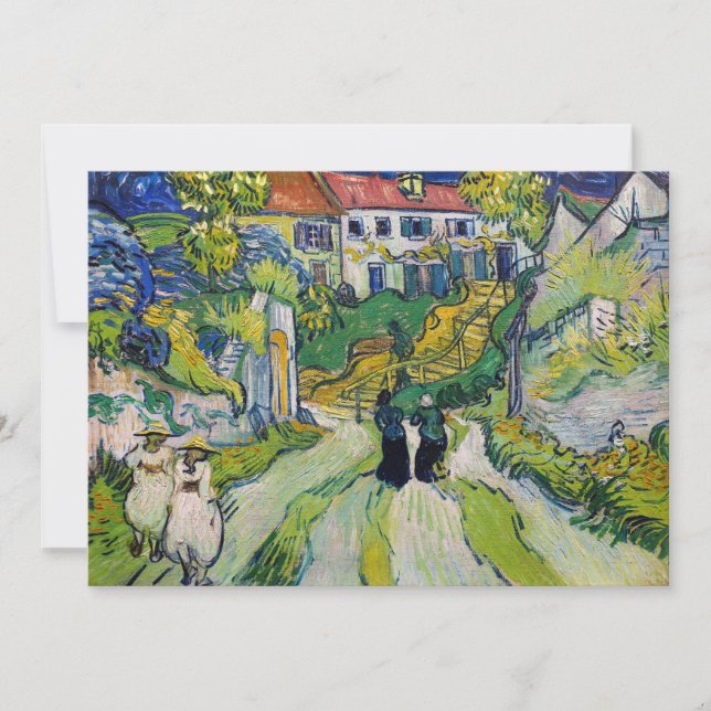 Vincent van Gogh - Stairway at Auvers Thank You Card (Front)