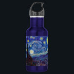 VINCENT VAN GOGH - Starry night 1889 532 Ml Water Bottle<br><div class="desc">VINCENT VAN GOGH - Starry night 1889
Oil on canvas</div>
