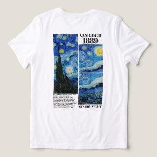 Vincent Van Gogh Starry Night 1889 Art Tri-Blend Shirt