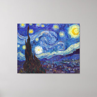 VINCENT VAN GOGH - Starry night 1889 Canvas Print