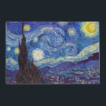 VINCENT VAN GOGH - Starry night 1889 Laminated Place Mat<br><div class="desc">VINCENT VAN GOGH - Starry night 1889
Oil on canvas</div>