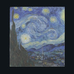 Vincent Van Gogh - Starry Night. Art Painting Notepad<br><div class="desc">Vincent Van Gogh - Starry Night painting.
Classic artwork from one of the worlds most famous painters.
Beautiful colors and swirls!</div>