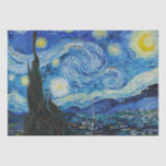 Vincent Van Gogh Starry Night Blue Yellow Tissue Paper<br><div class="desc">Vincent Van Gogh Starry Night Blue Yellow Tissue Paper</div>