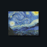 Vincent van Gogh - Starry Night Canvas Print<br><div class="desc">Vincent van Gogh - Starry Night - 1889 - oil painting</div>