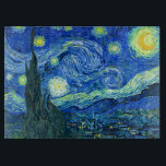 vincent van gogh starry night cutting board<br><div class="desc">Van Gogh's famous painting,  "The Starry Night." Painted during his stay at the Saint Remy asylum in the 1880's,  van Gogh depicted the rolling hills and cypress trees he saw from his window.  Digitally enhanced by PixDezines.  Copyright © 2008-2016 PixDezines.com™ and PixDezines™ on zazzle.com. All rights reserved.</div>