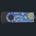 Vincent van Gogh Starry Night GalleryHD Fine Art USB Flash Drive<br><div class="desc">Vincent van Gogh. Starry Night. c. 1889. Oil on canvas. Fine art original masterpiece painting by famous Dutch Post-Impressionist artist Vincent van Gogh.</div>
