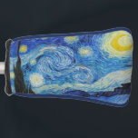 Vincent Van Gogh Starry Night Golf Head Cover<br><div class="desc">This golf head cover features the iconic 1889 painting Starry Night by Vincent van Gogh. It shows a scene based off the view from his bedroom in the asylum he was staying in. It uses rich blue pigments, and fairly rare Indian Yellow pigment. Surprisingly, it seems that he wasn't particularly...</div>
