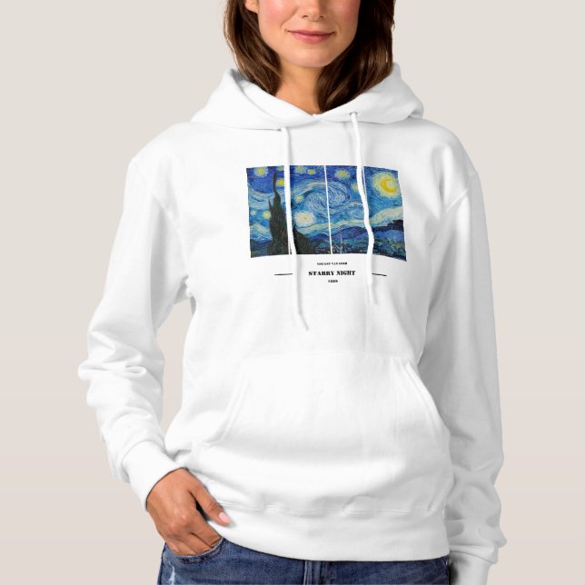 Vincent Van Gogh Starry Night Hoodie (Front)