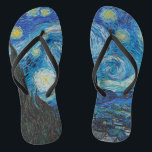 Vincent van Gogh, Starry Night Jandals<br><div class="desc">Starry Night,  famous painting by Vincent van Gogh</div>