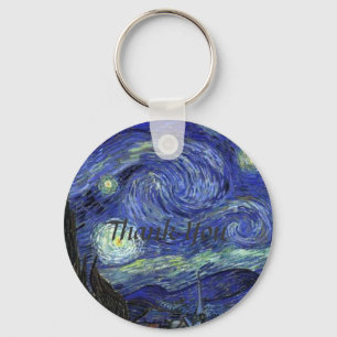 Vincent van Gogh, Starry Night Key Ring