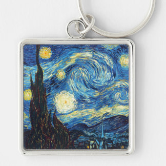 Vincent Van Gogh - Starry Night Key Ring