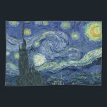 Vincent Van Gogh Starry Night Kitchen Towel<br><div class="desc">Vincent Van Gogh Starry Night Kitchen Towel.  Makes a unique and lasting gift for any Van Gogh lover.</div>