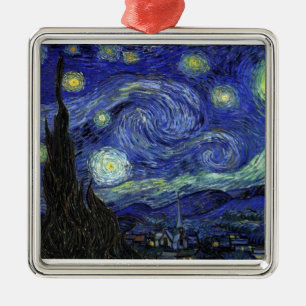 Vincent van Gogh, Starry Night Metal Tree Decoration