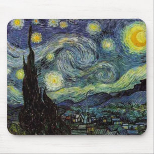 Vincent van Gogh - Starry Night Mouse Pad
