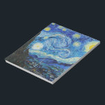 Vincent Van Gogh Starry Night Notepad<br><div class="desc">My 8yo son has been studying art in grade 2,  and now he knows who Van Gogh is...  among other great artists. Starry Night is one of his favourite paintings and I hope it's your's too.</div>