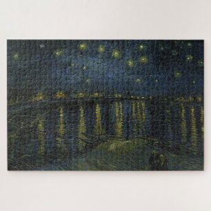 Vincent van Gogh - Starry Night on the Rhone Jigsaw Puzzle
