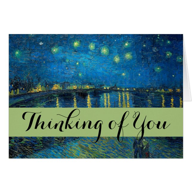 Vincent Van Gogh Starry Night Over the Rhone (Front Horizontal)