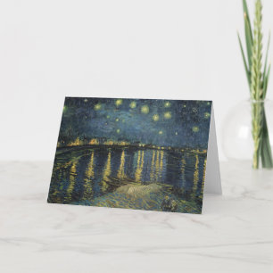 Vincent van Gogh Starry Night Over the Rhone Card