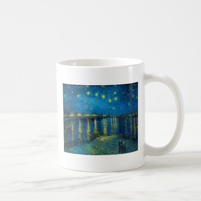 Vincent Van Gogh Starry Night Over the Rhone Coffee Mug (Right)