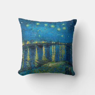 Vincent Van Gogh Starry Night Over the Rhone Cushion