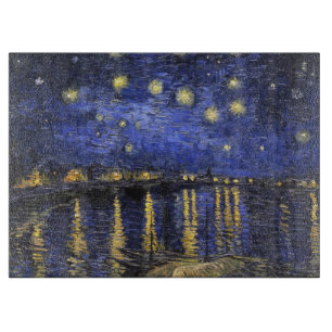 Vincent Van Gogh Starry Night Over The Rhone Cutting Board