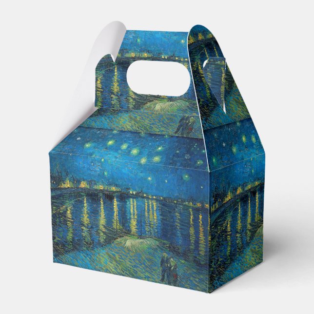 Vincent Van Gogh Starry Night Over the Rhone Favour Box (Front Side)