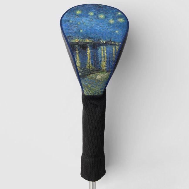 Vincent van Gogh - Starry Night Over the Rhone Golf Head Cover (Front)
