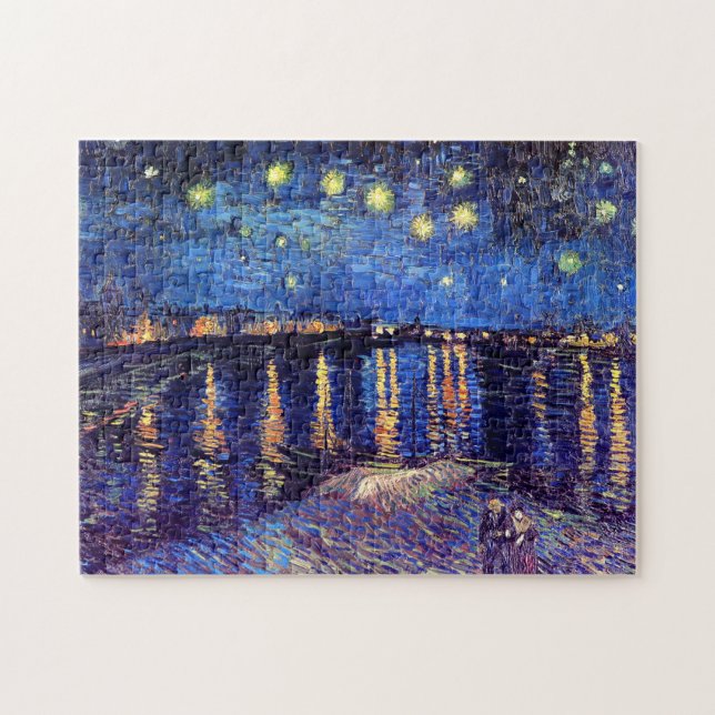 Vincent Van Gogh - Starry Night Over The Rhone Jigsaw Puzzle (Horizontal)