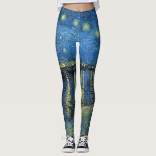 Vincent van Gogh - Starry Night Over the Rhone Leggings
